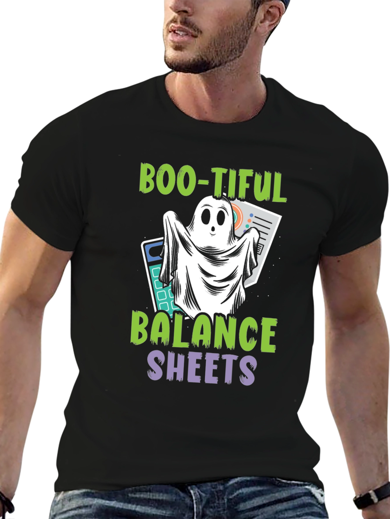 Boo-tiful Balance Sheets Halloween Accountant T-Shirt