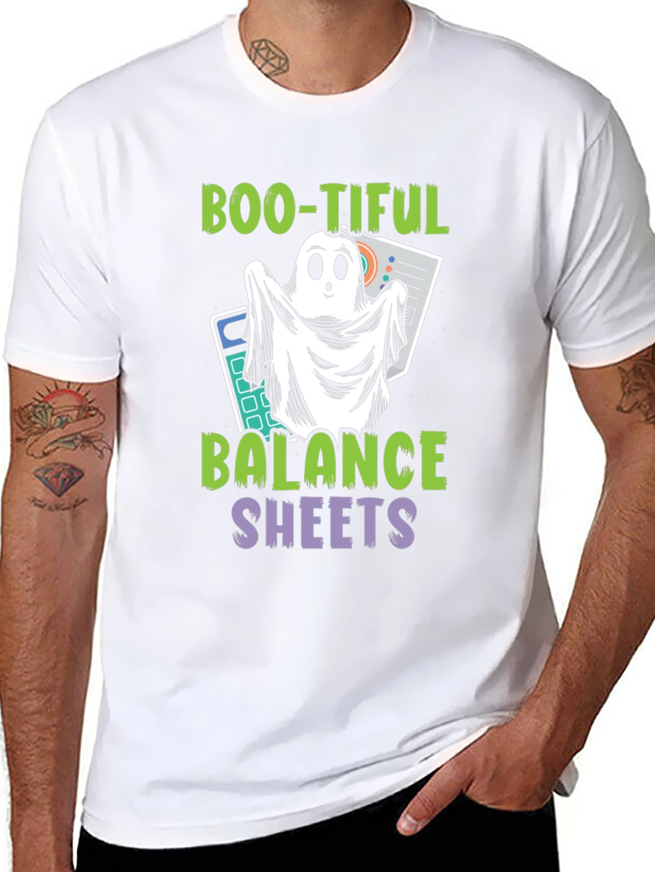Boo-tiful Balance Sheets Halloween Accountant T-Shirt