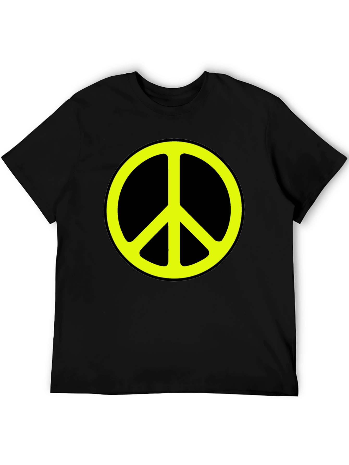 Peace Sign Graphic Tee - Classic Black