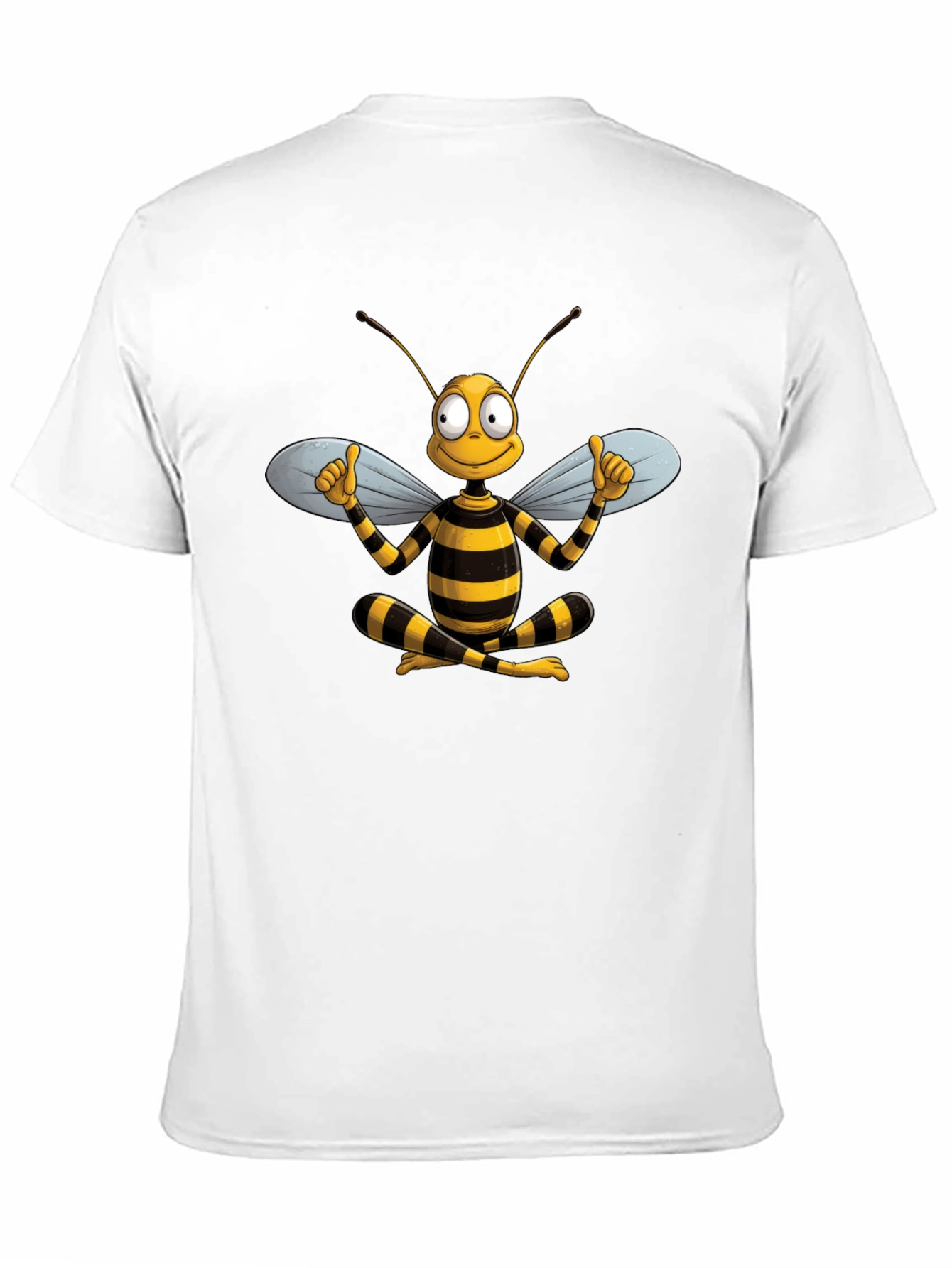 Funny Bee Cartoon Graphic T-Shirt
