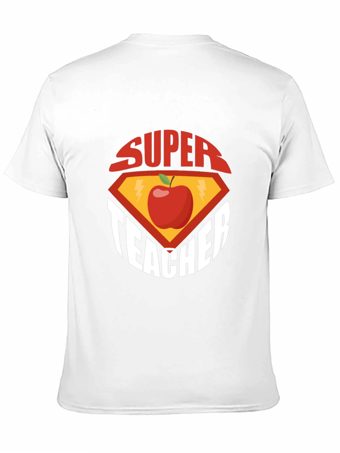 Super Teacher Graphic Tee - Black Cotton T-Shirt
