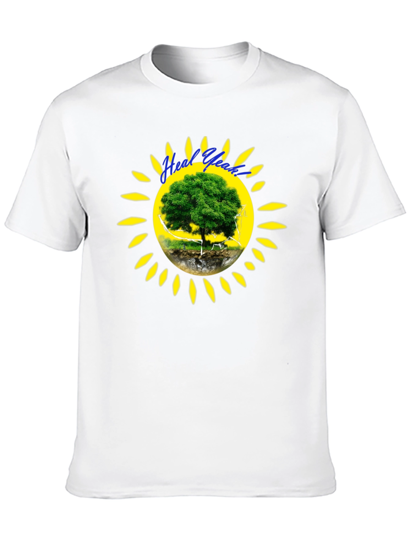Heal Speak Tree Graphic T-Shirt - Nature Inspired Design