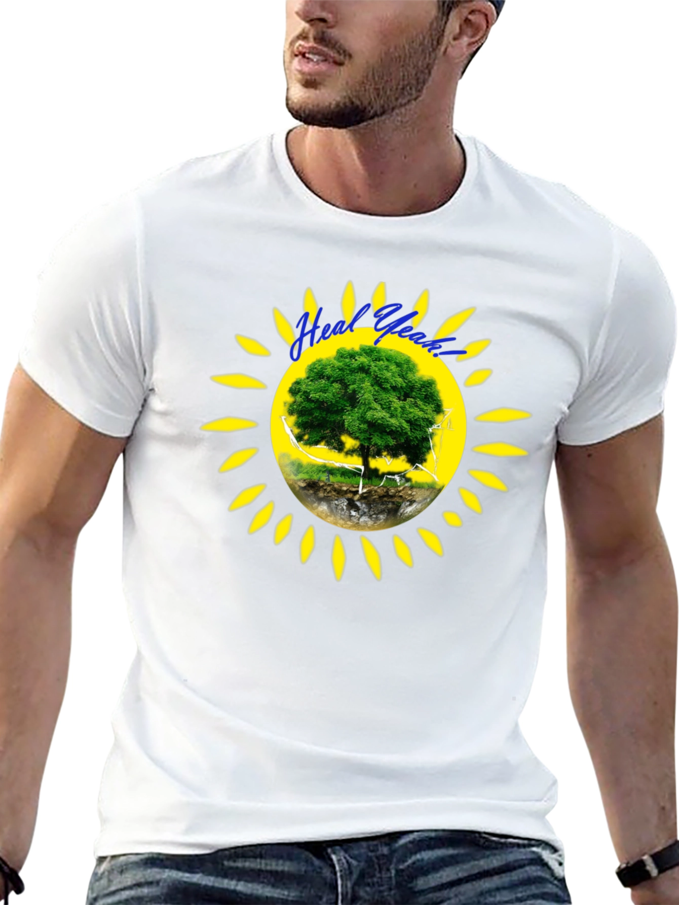 Heal Speak Tree Graphic T-Shirt - Nature Inspired Design