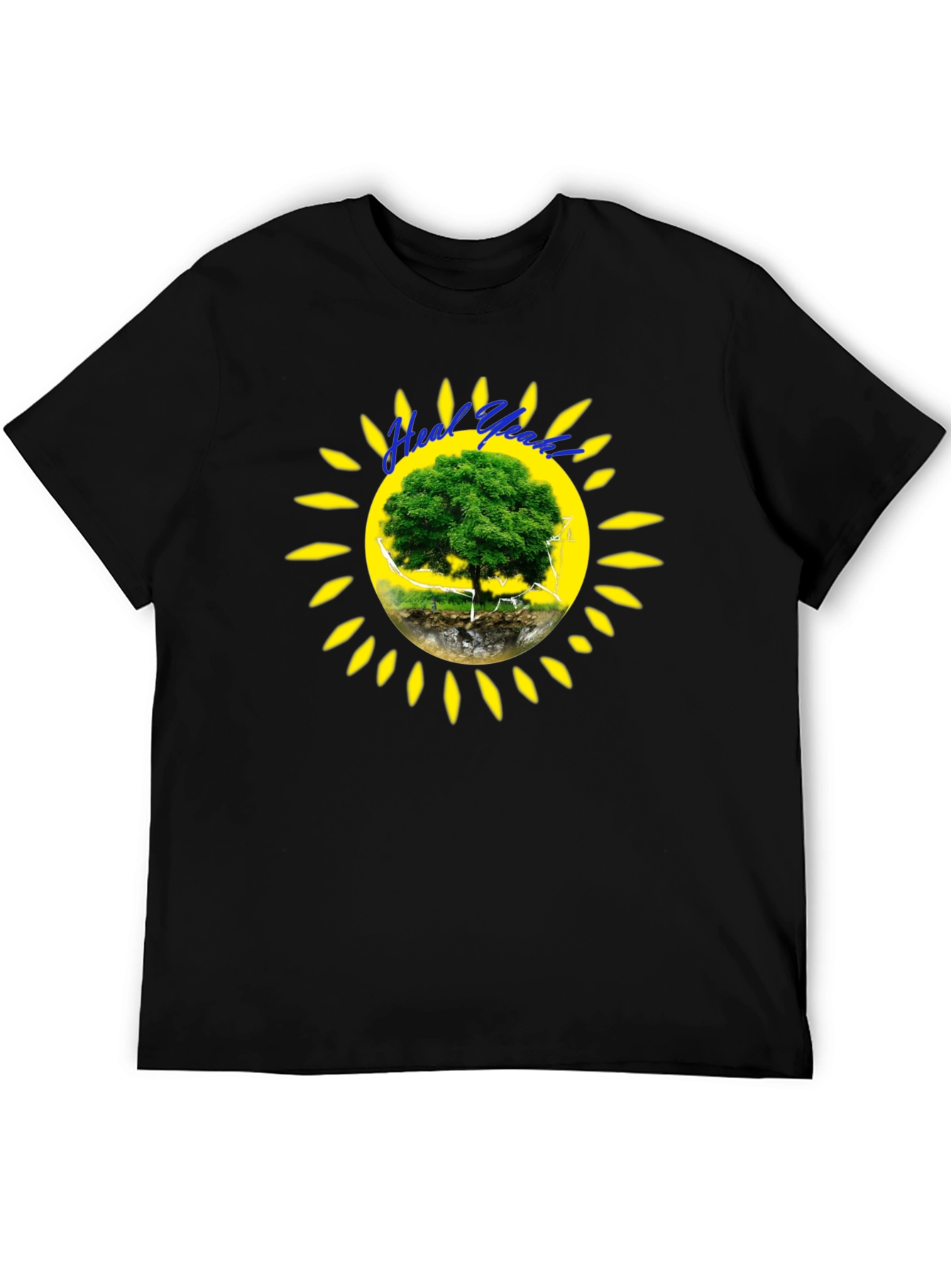 Heal Speak Tree Graphic T-Shirt - Nature Inspired Design