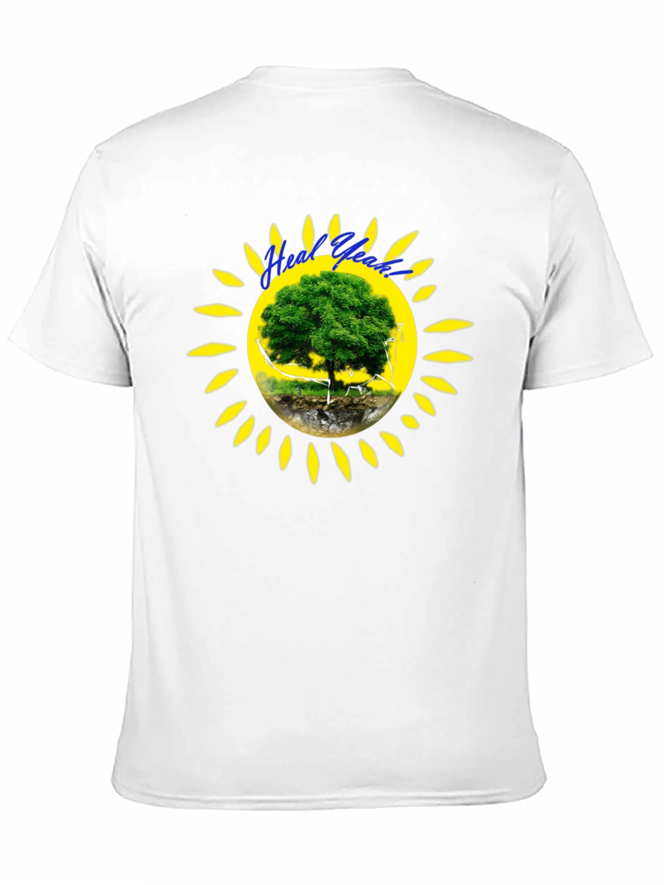 Heal Speak Tree Graphic T-Shirt - Nature Inspired Design