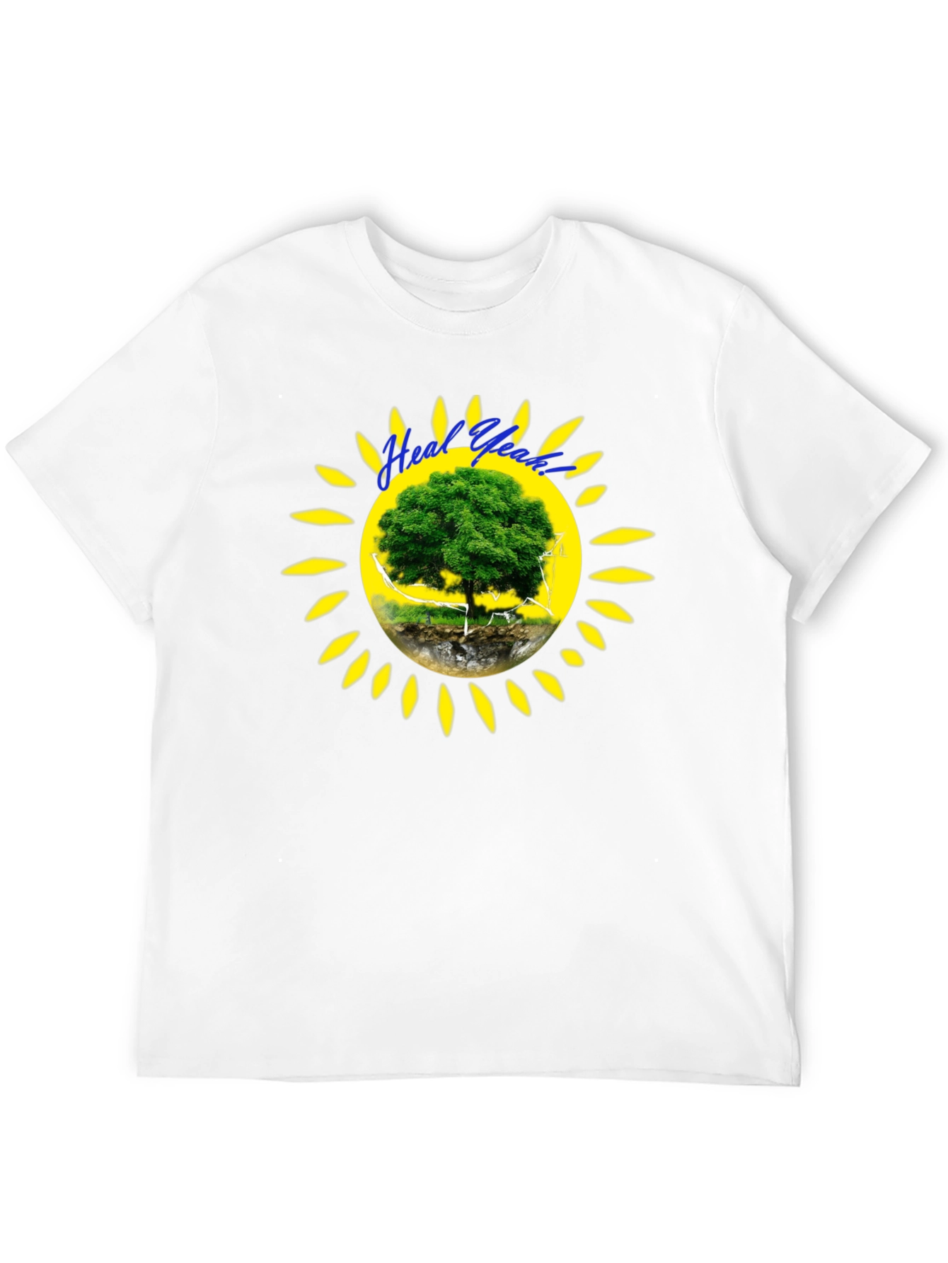 Heal Speak Tree Graphic T-Shirt - Nature Inspired Design