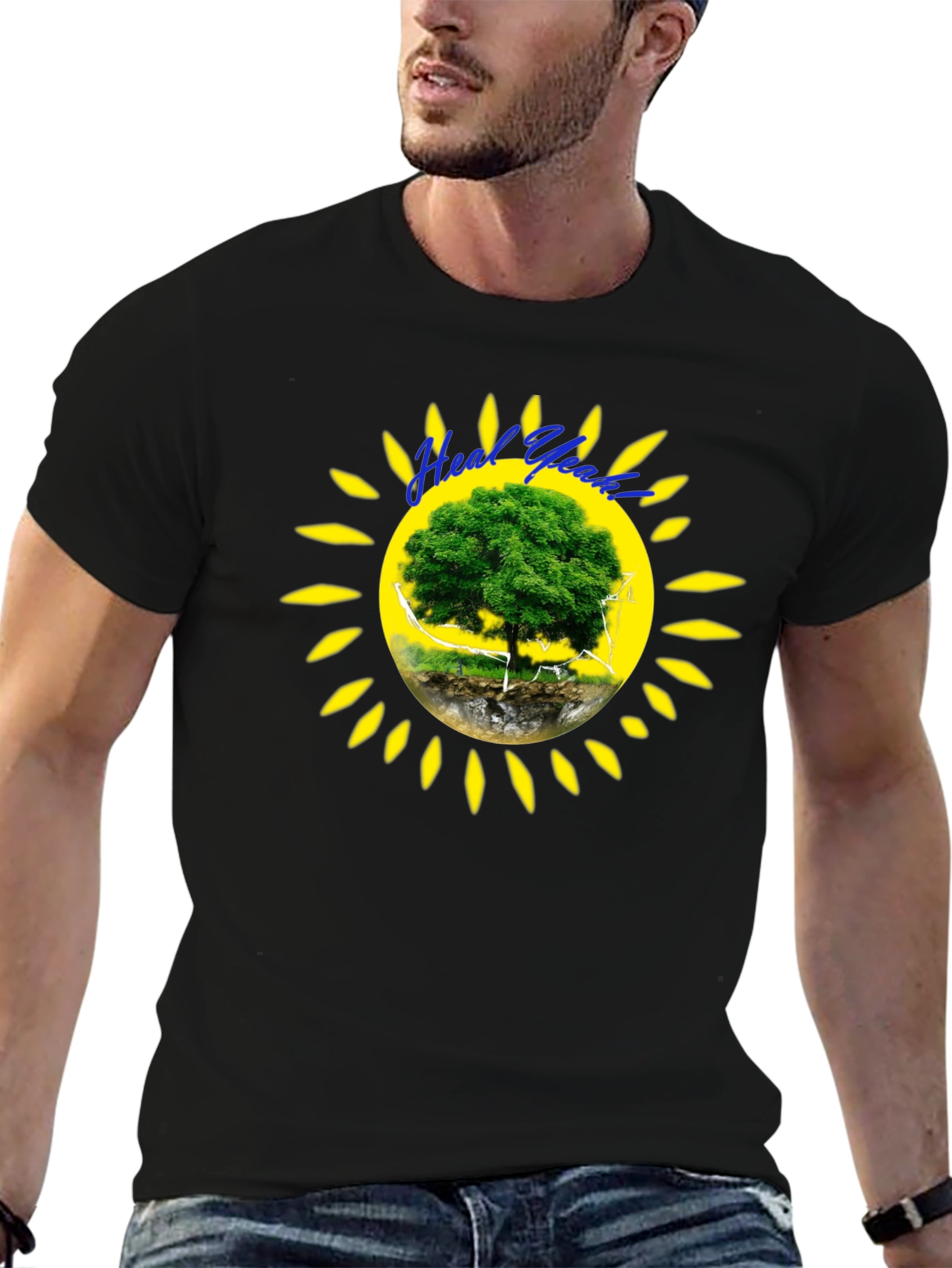 Heal Speak Tree Graphic T-Shirt - Nature Inspired Design