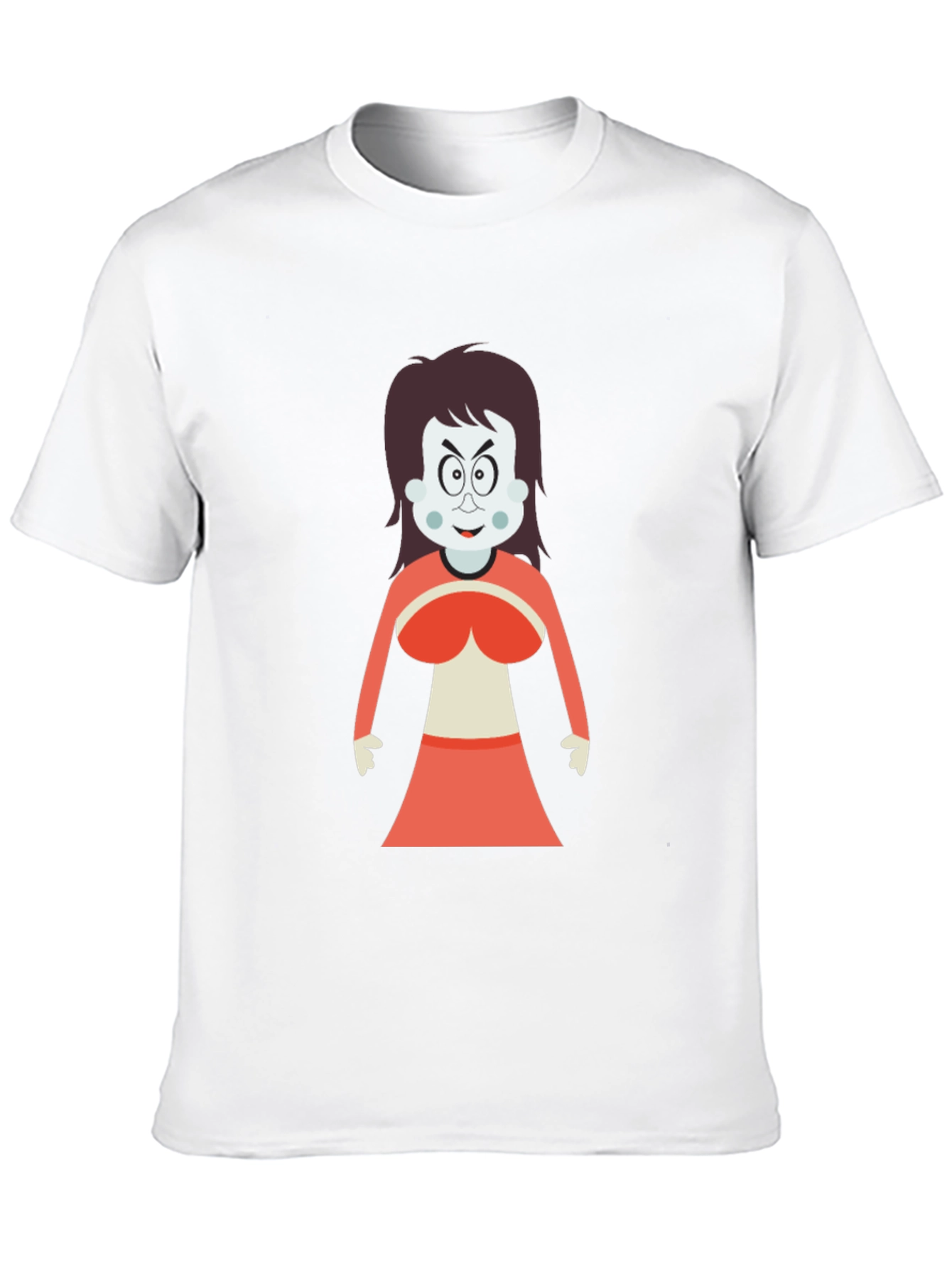 Cartoon Witch Graphic T-Shirt
