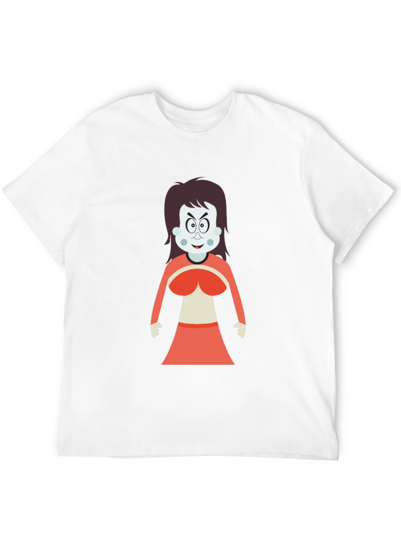Cartoon Witch Graphic T-Shirt
