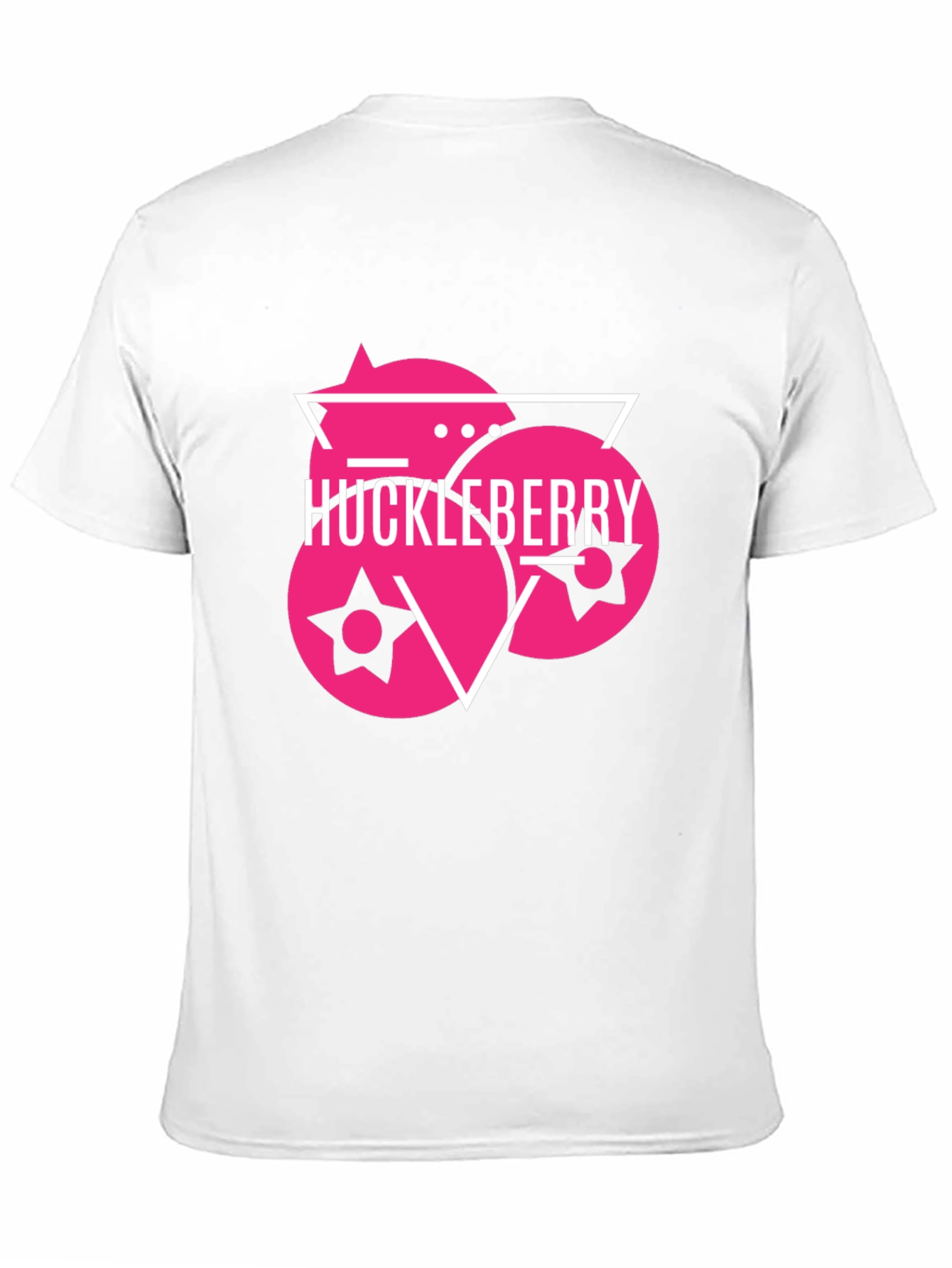 Huckleberry Black T-Shirt - Pink Berry Design