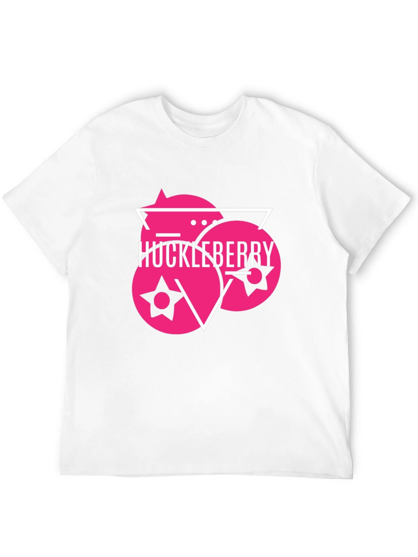 Huckleberry Black T-Shirt - Pink Berry Design
