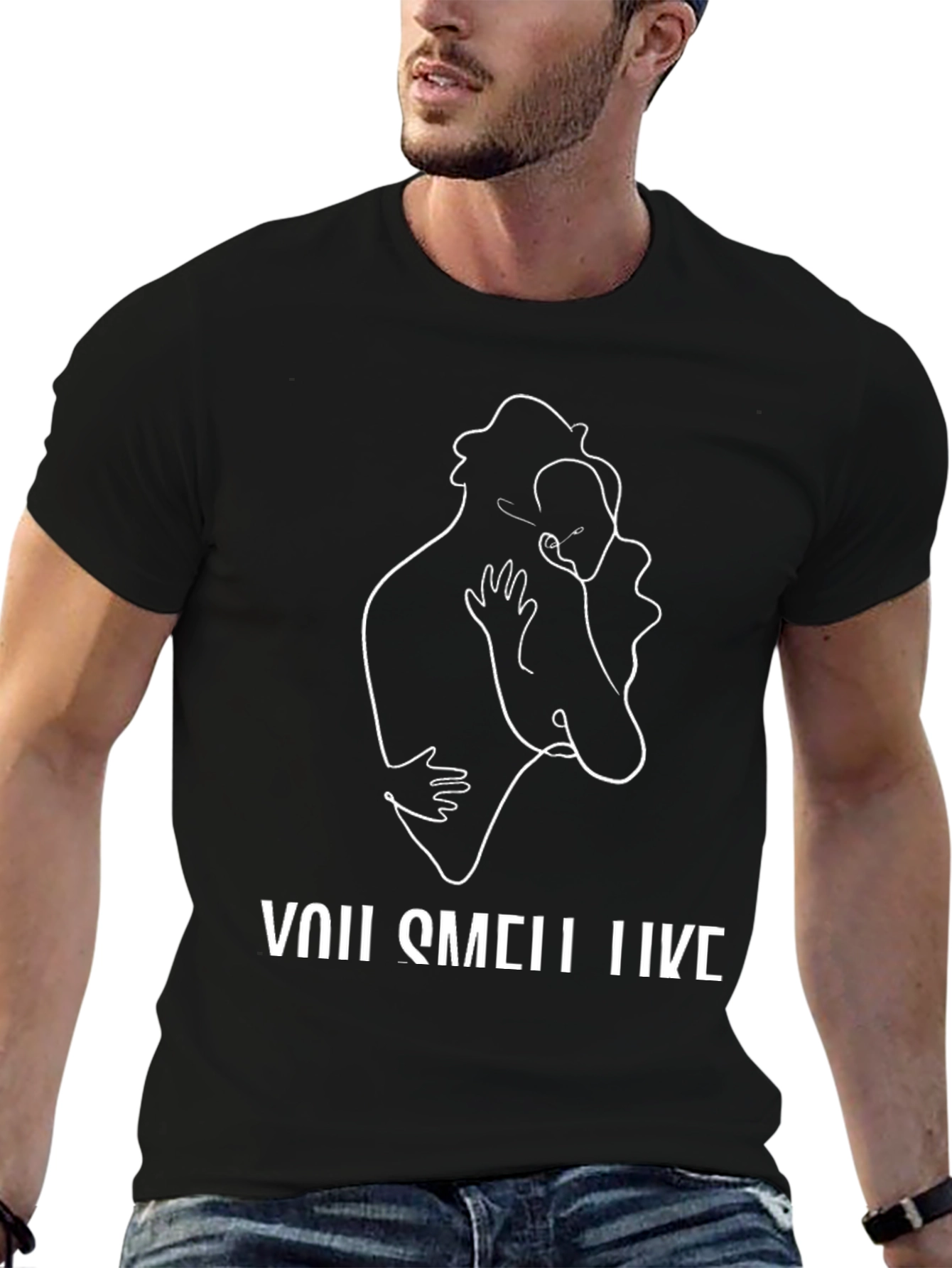 You Smell Like Love T-Shirt - Black