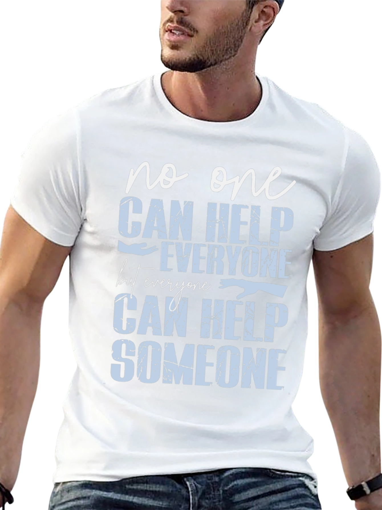 Help Someone Graphic Tee - Motivational T-Shirt