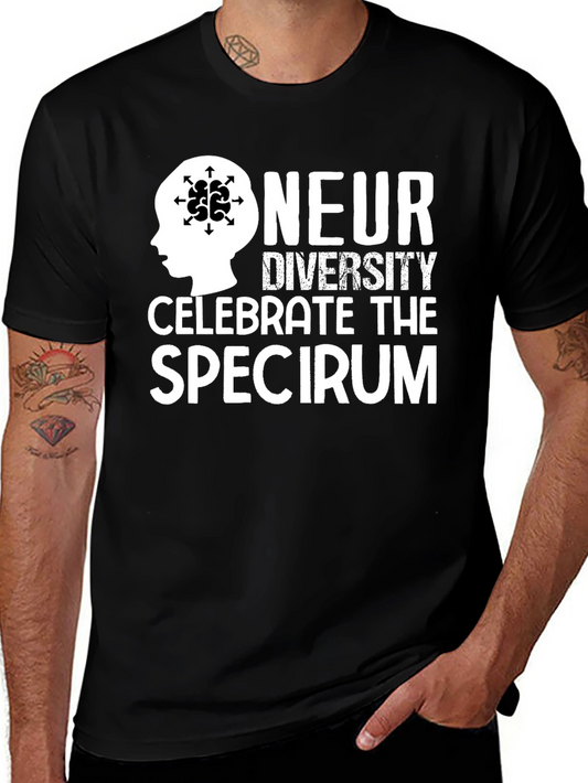 Neurodiversity Celebrate the Spectrum Graphic Tee