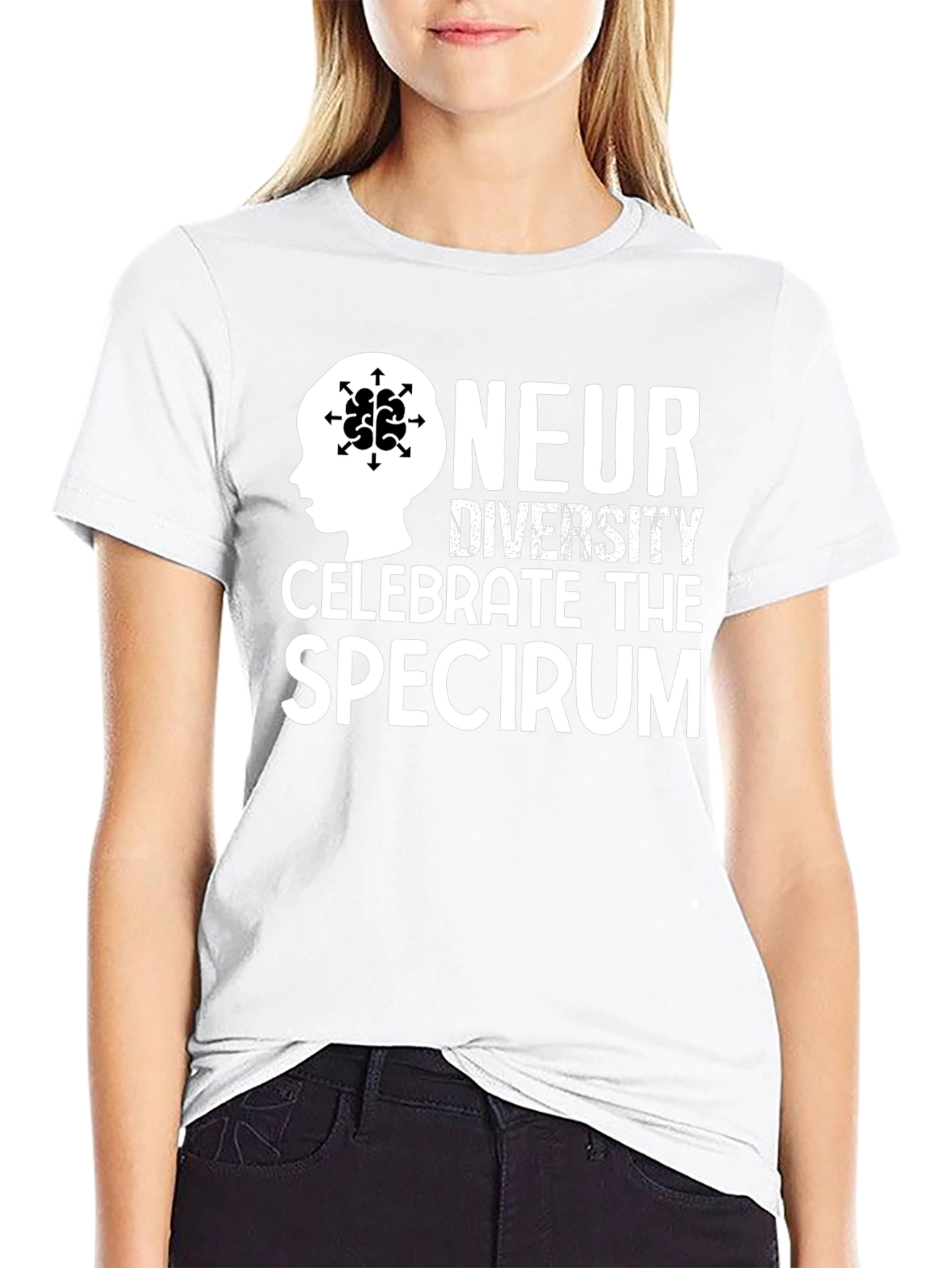 Neurodiversity Celebrate the Spectrum Graphic Tee