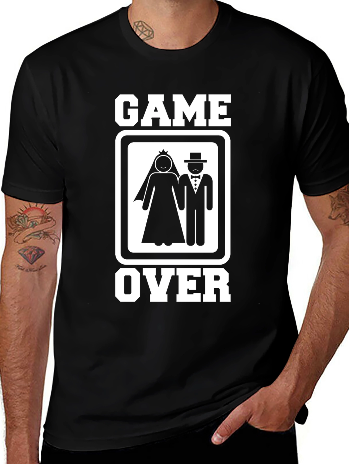 Game Over Wedding T-Shirt