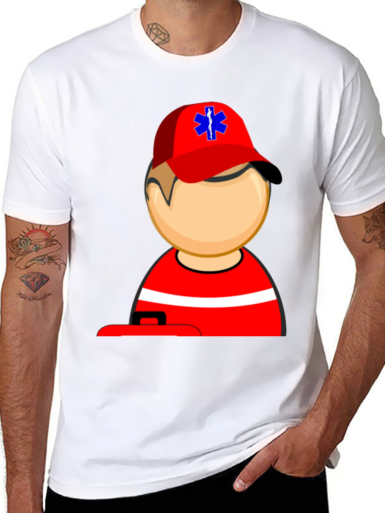 EMT Cartoon Graphic T-Shirt