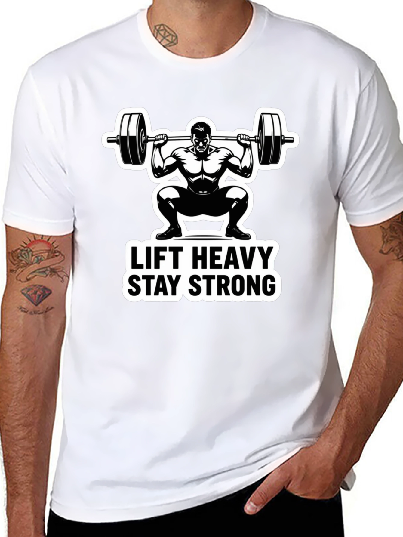 Lift Heavy Stay Strong Graphic T-Shirt