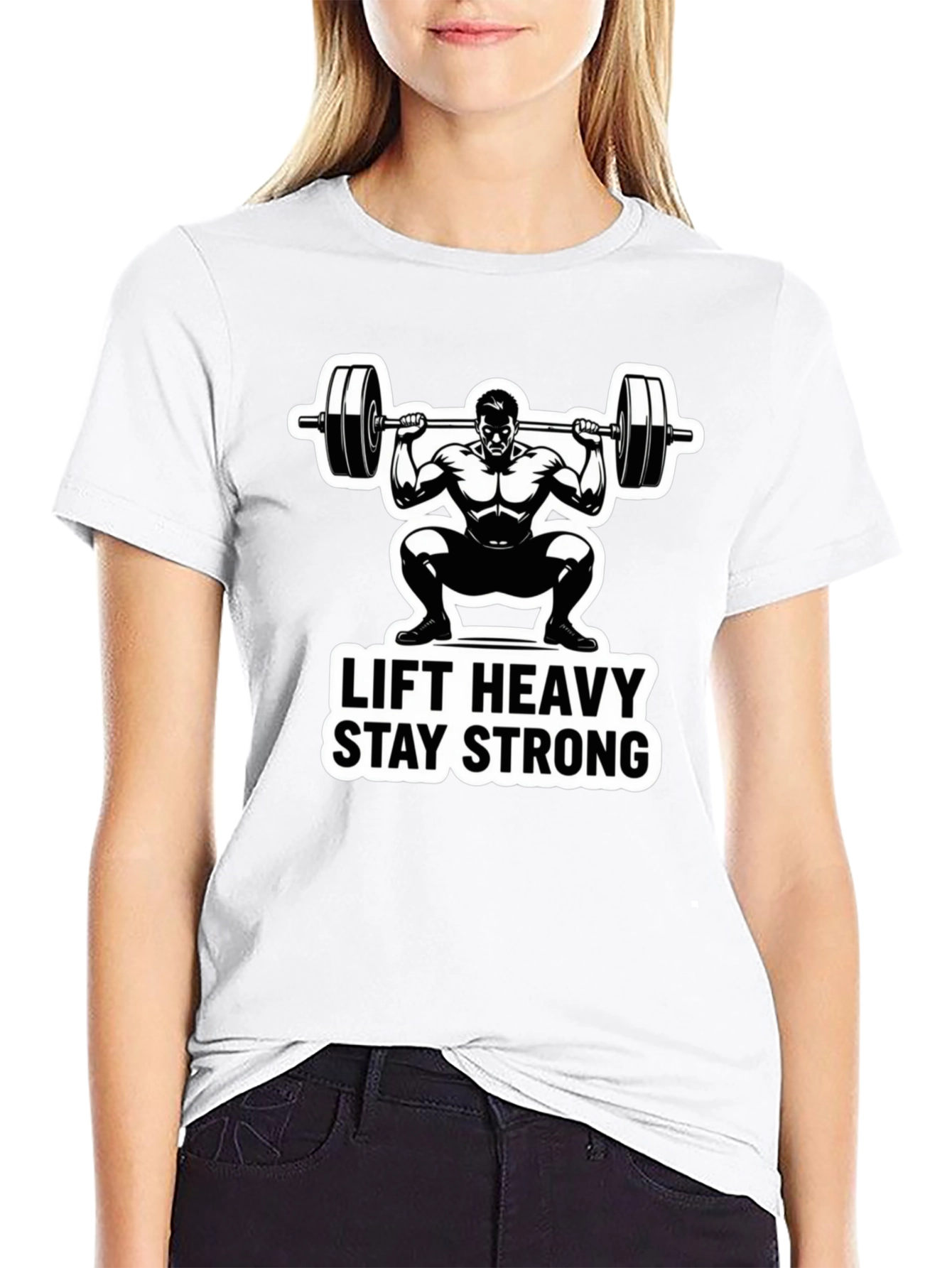 Lift Heavy Stay Strong Graphic T-Shirt