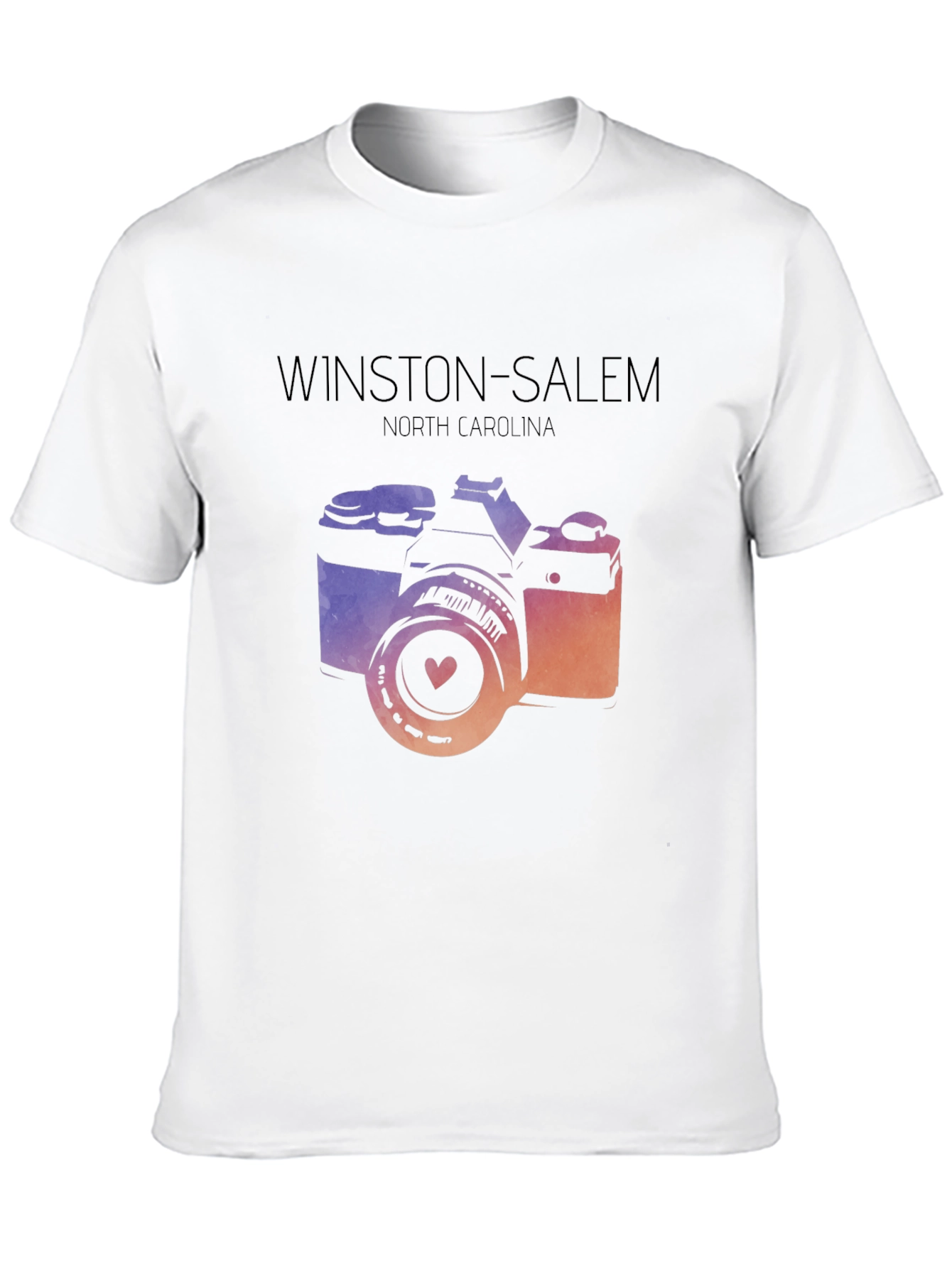Winston-Salem NC Camera Graphic Tee