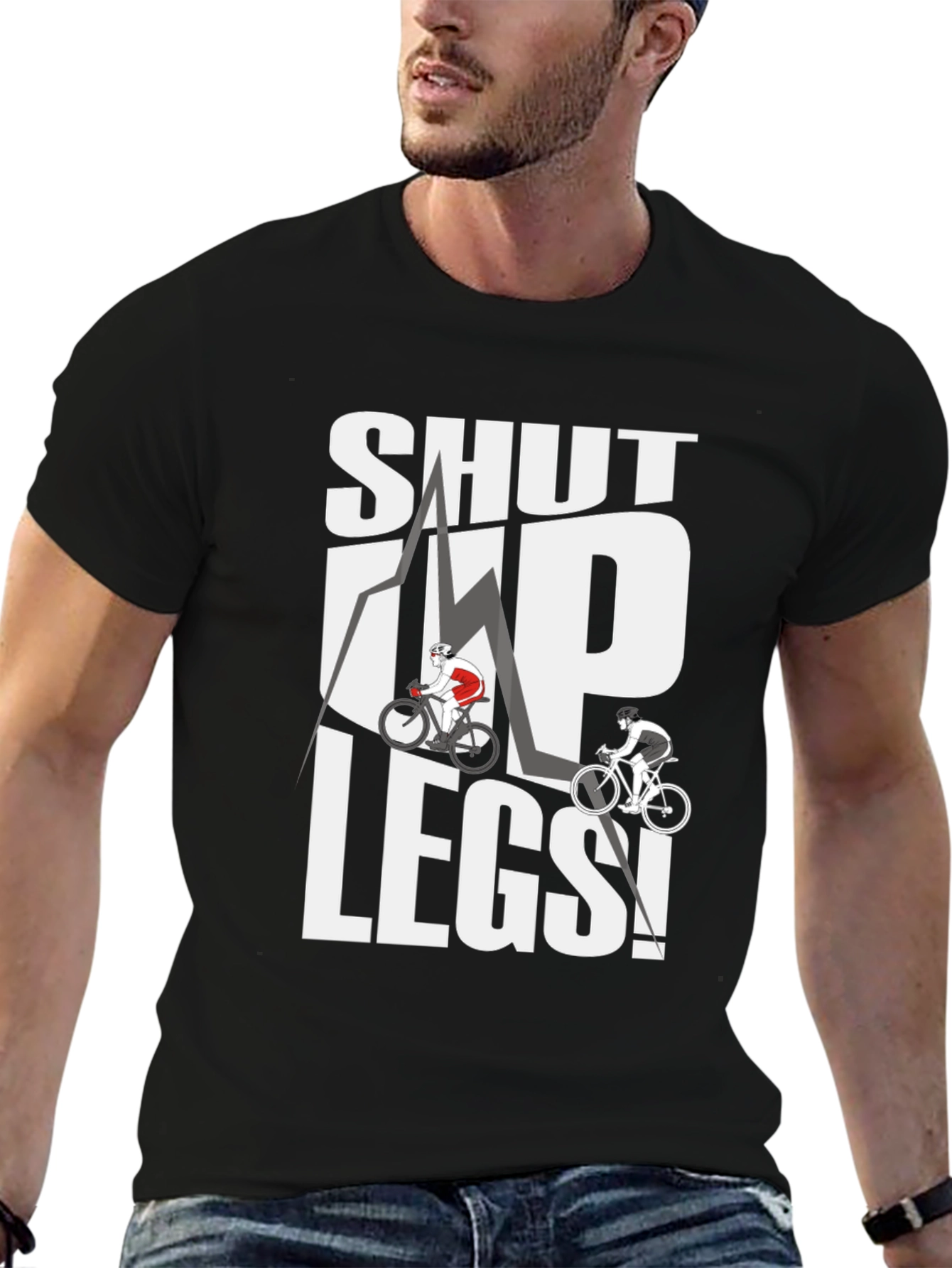 Shut Up Legs! Cycling Graphic Tee