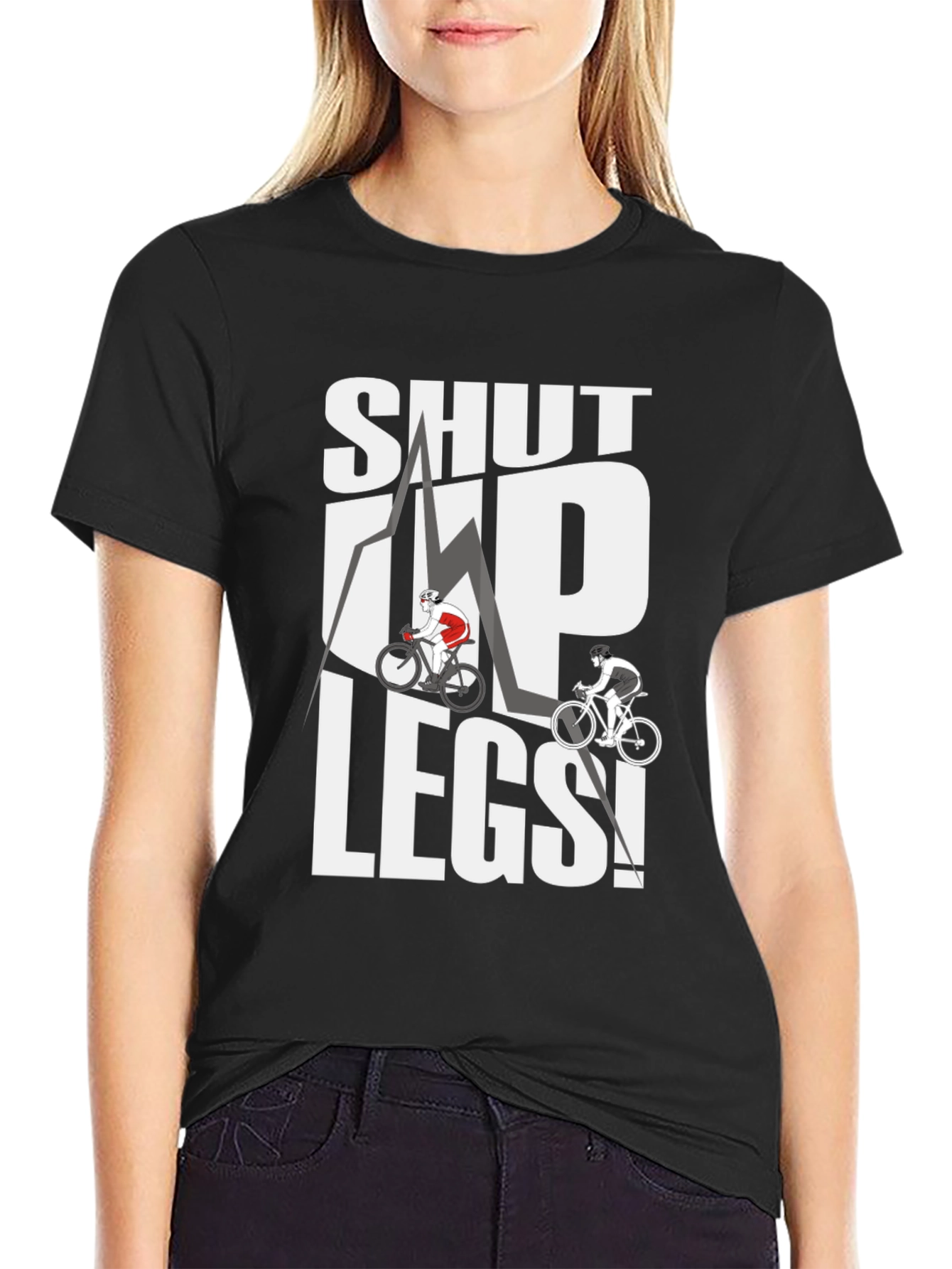 Shut Up Legs! Cycling Graphic Tee