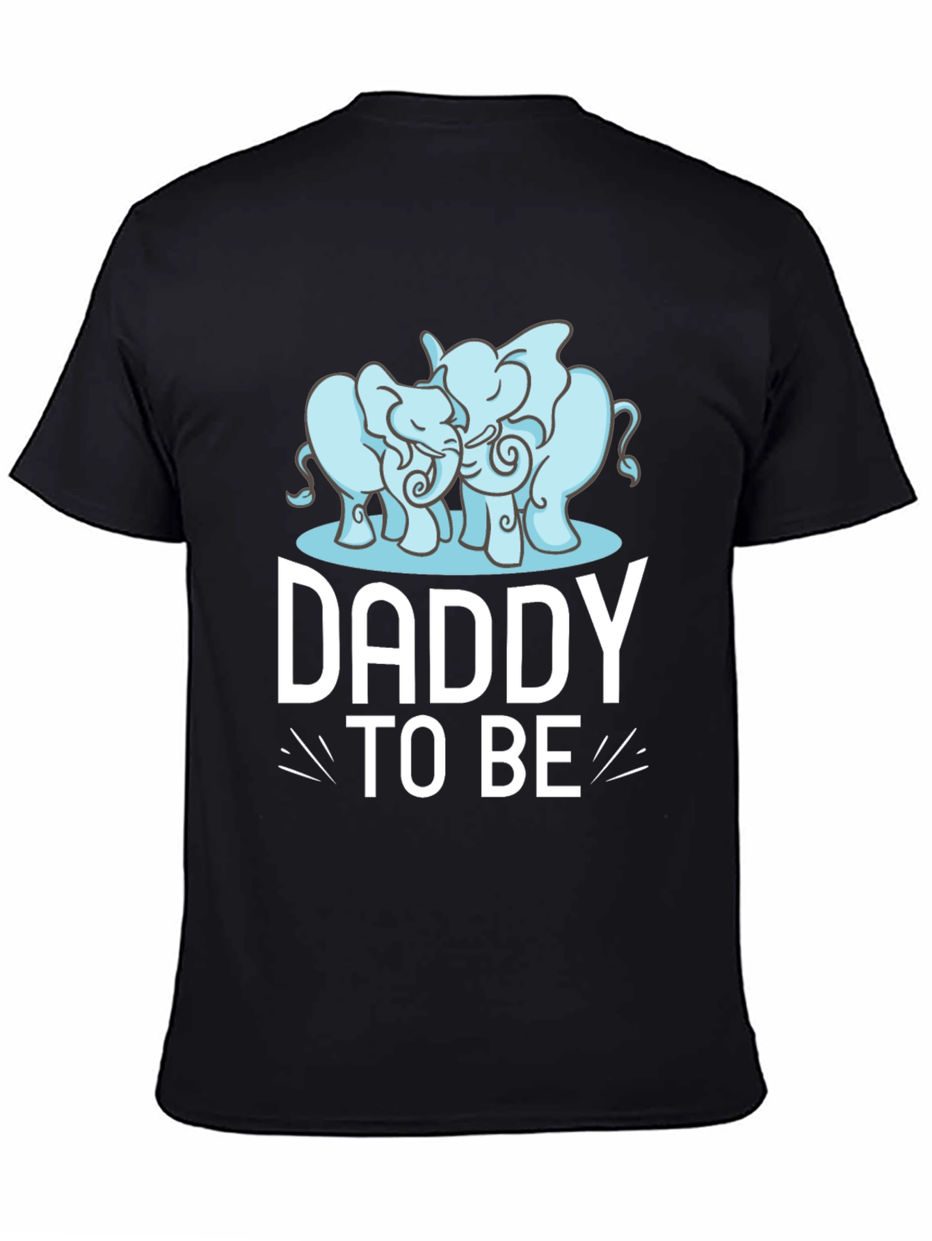 Daddy To Be Elephant Graphic Tee