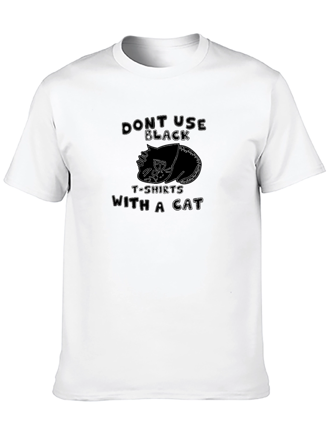 Funny Dont Use Black Cat T-Shirt