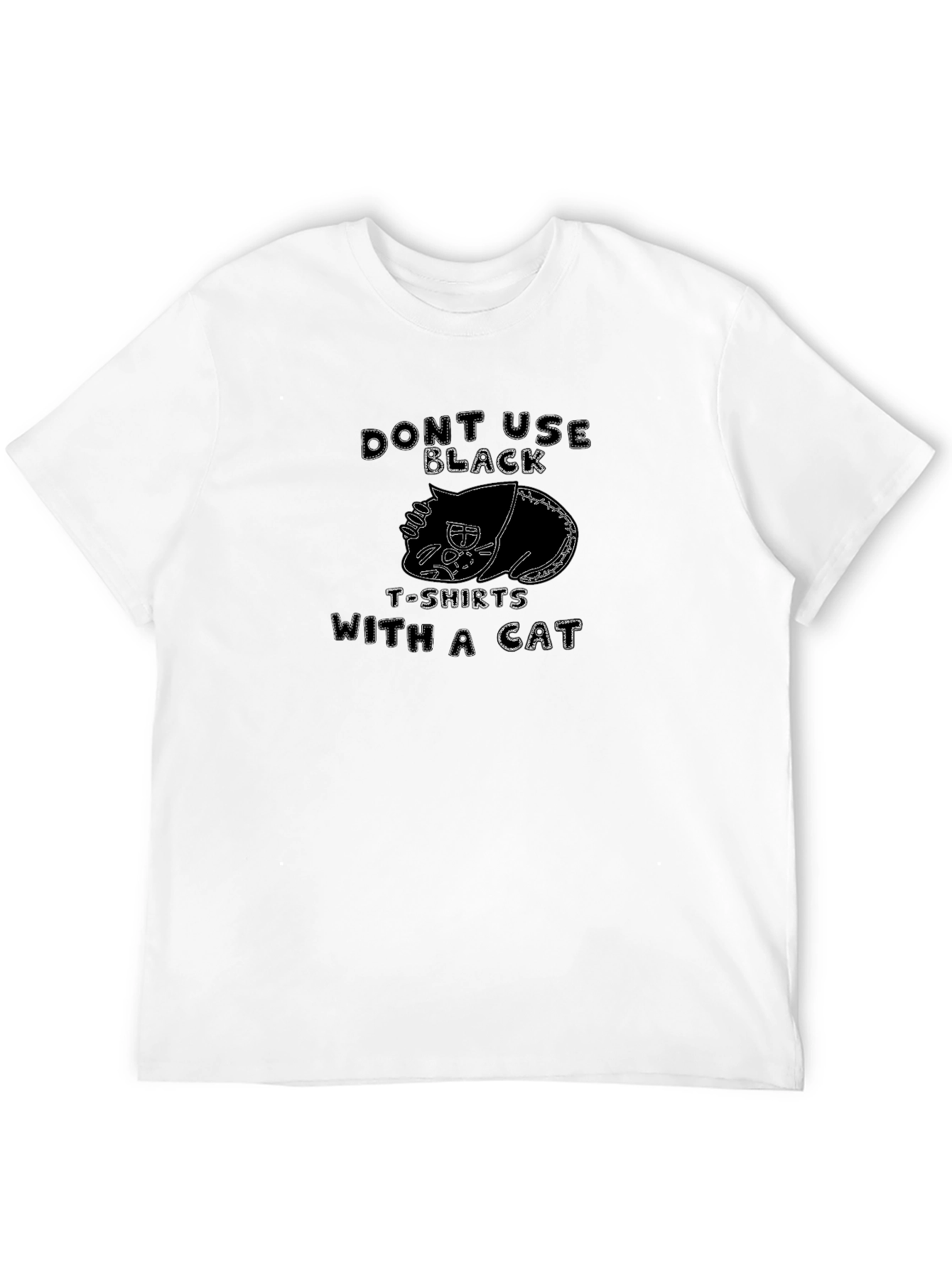 Funny Dont Use Black Cat T-Shirt