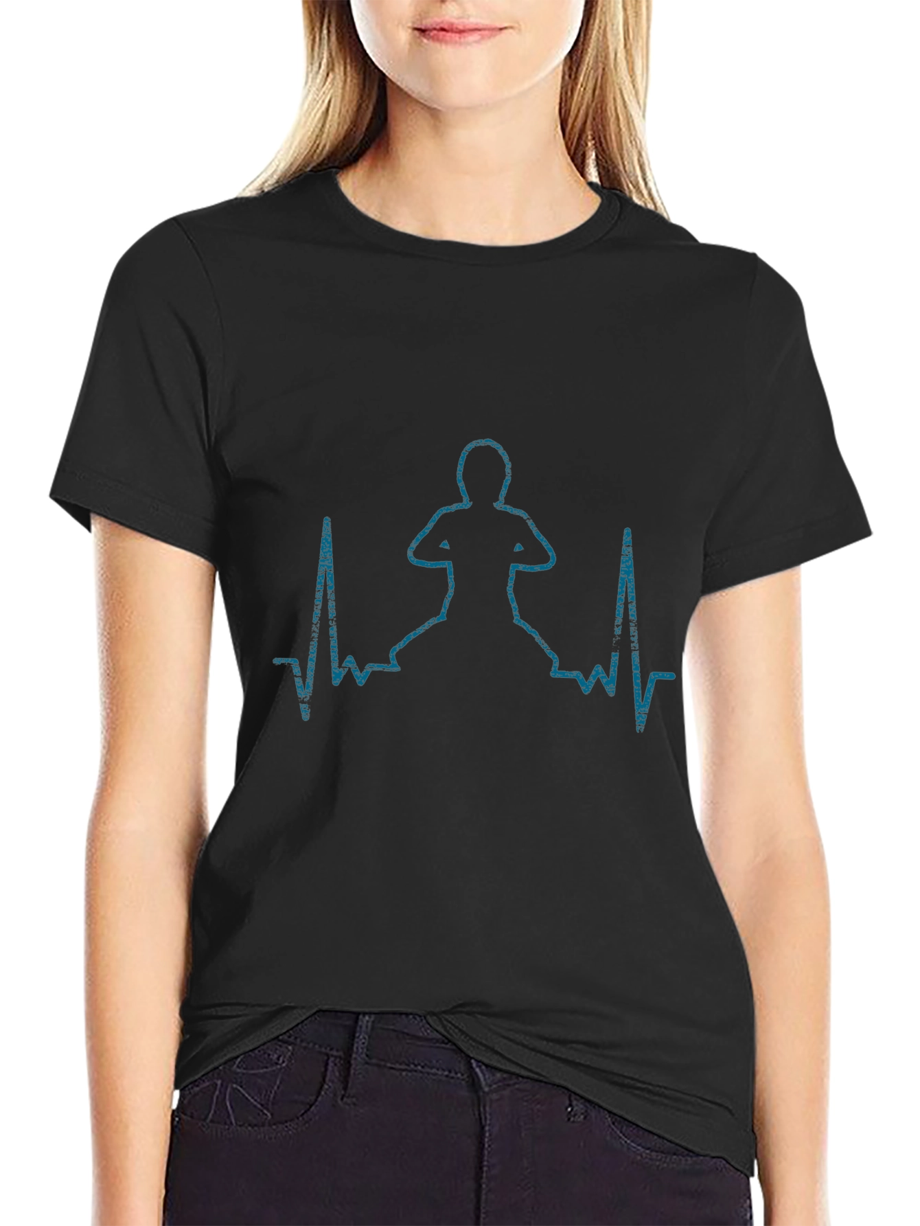 Yoga Heartbeat Tee - Meditate in Style