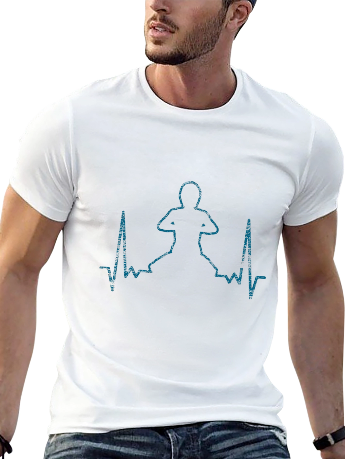 Yoga Heartbeat Tee - Meditate in Style