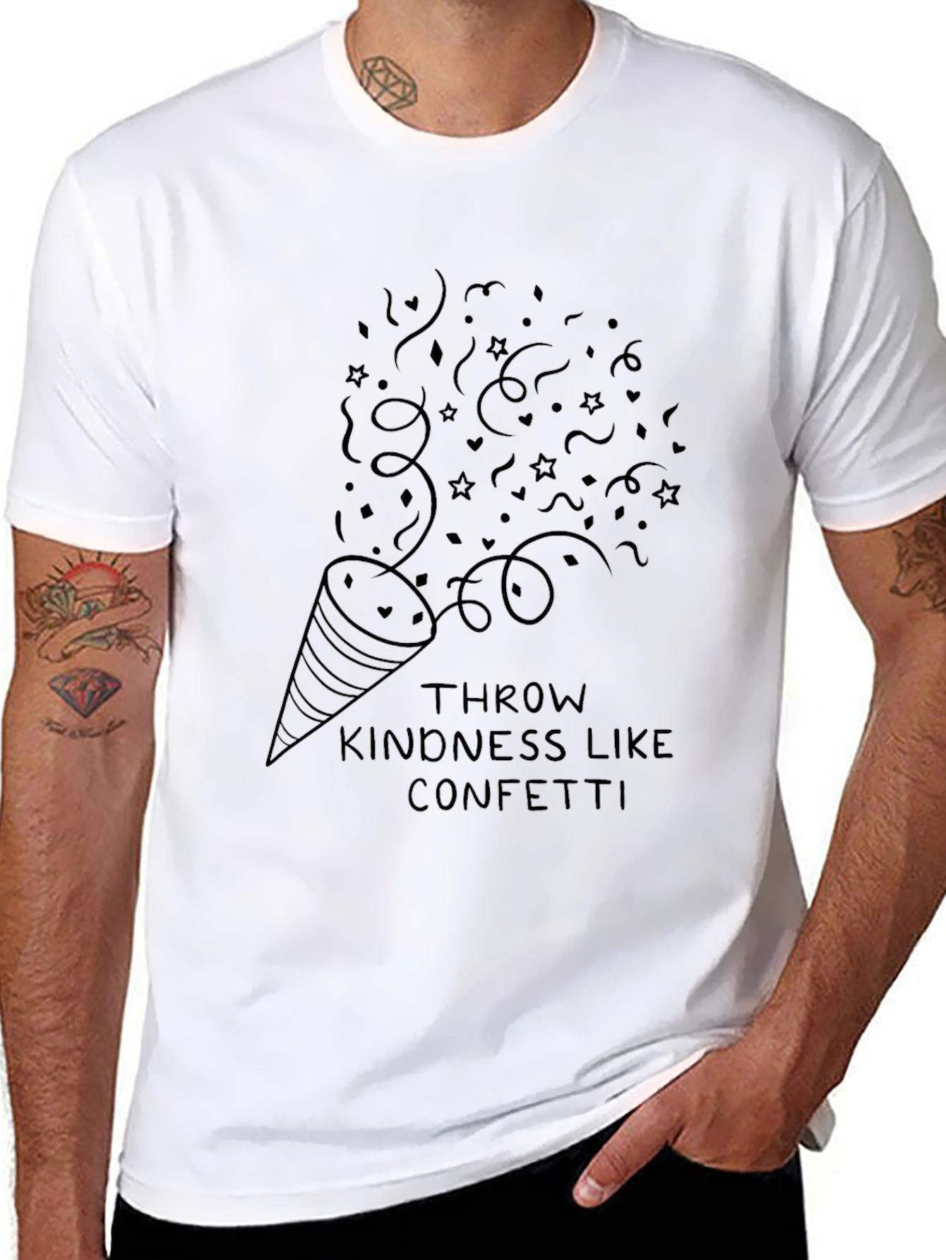 Throw Kindness Like Confetti Graphic Tee