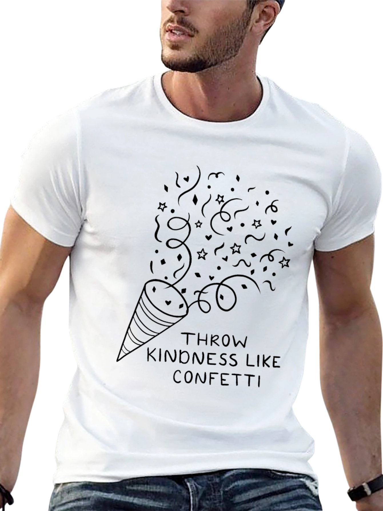 Throw Kindness Like Confetti Graphic Tee