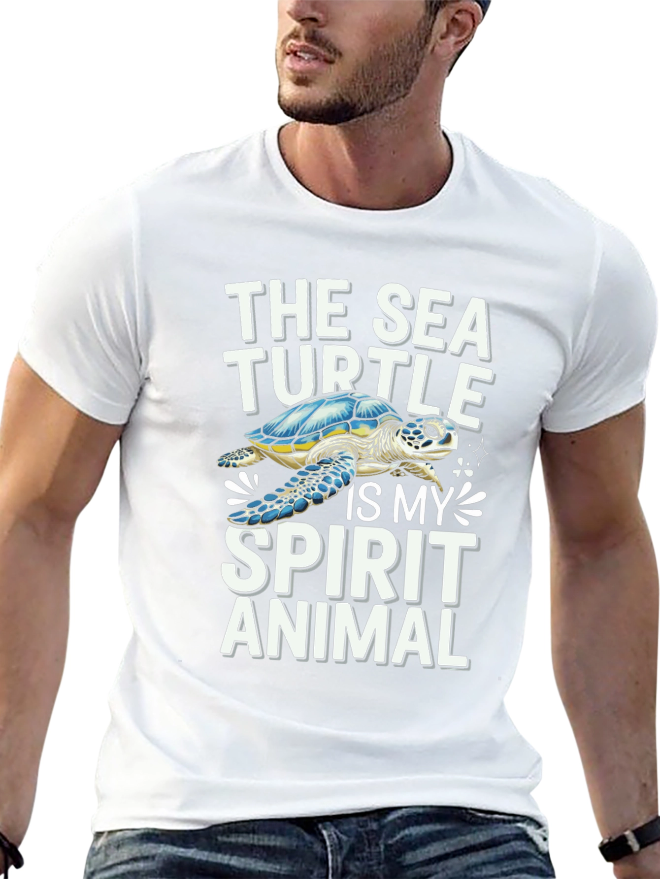 Sea Turtle Spirit Animal Graphic Tee
