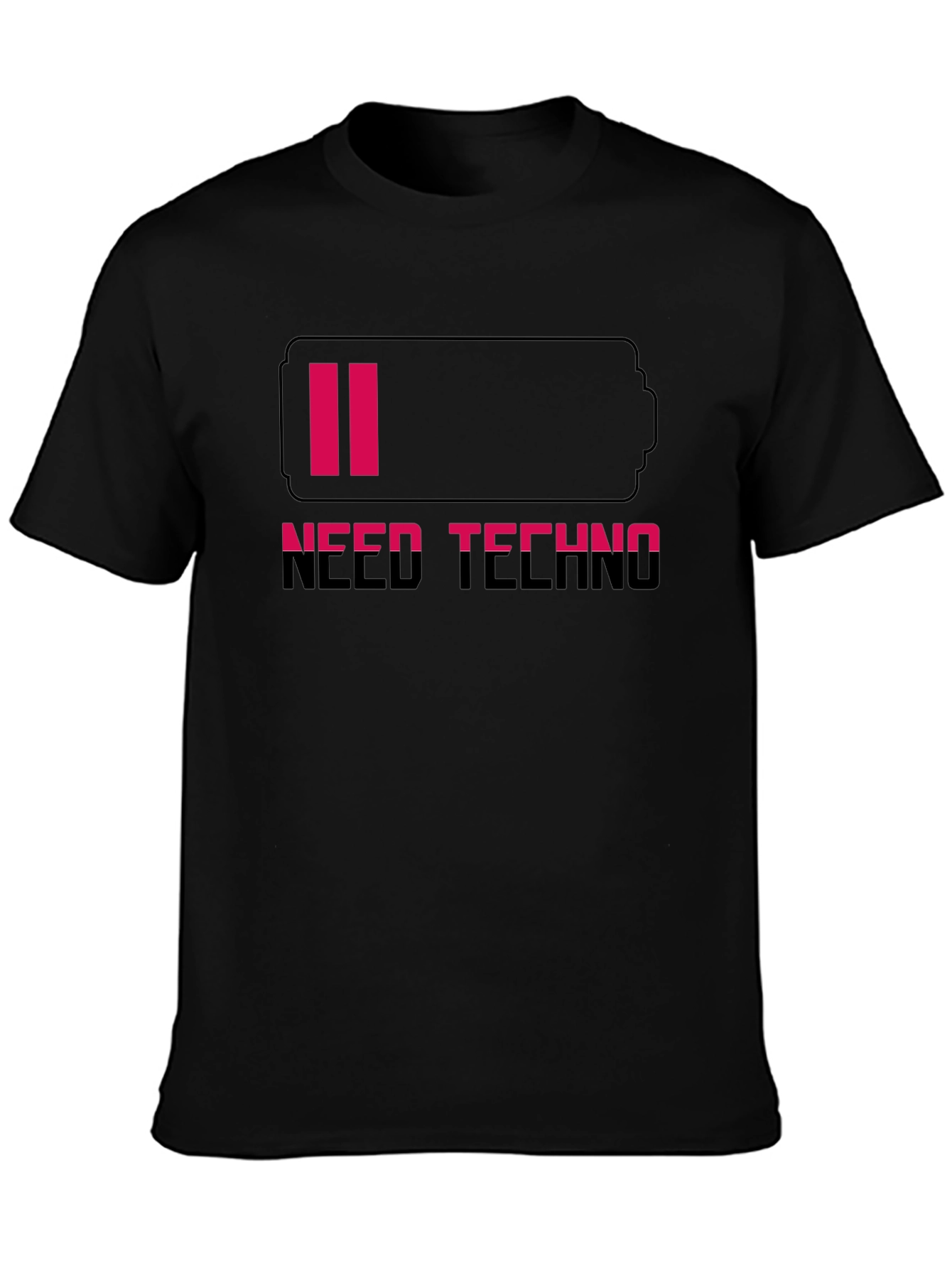 Need Techno Battery Black T-Shirt