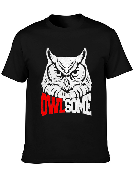 Owl-some Graphic Tee - Unique Owl Design