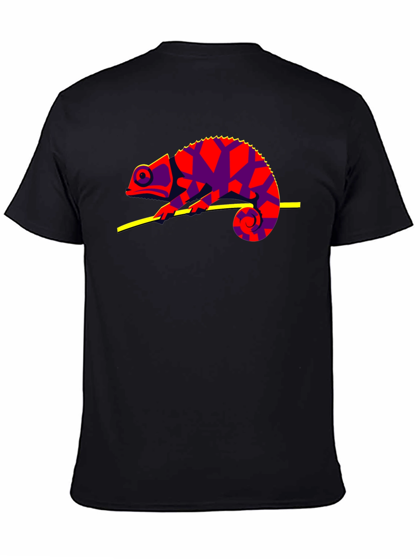 Chameleon Graphic T-Shirt - Cool Lizard Design
