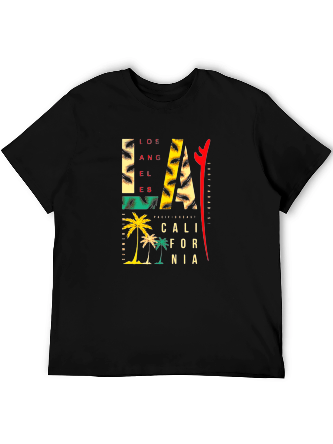 LA California Graphic Print T-Shirt