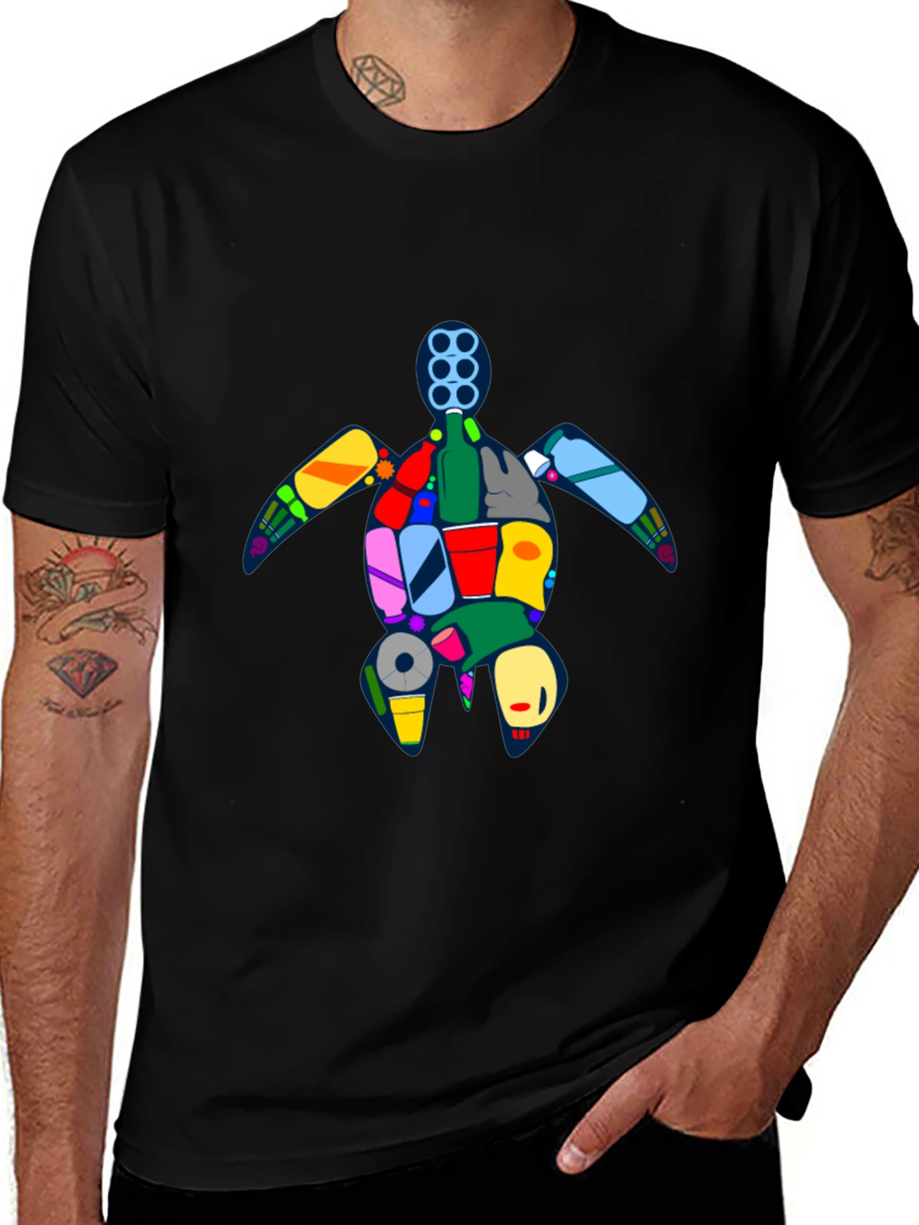Turtle Trash Graphic Tee