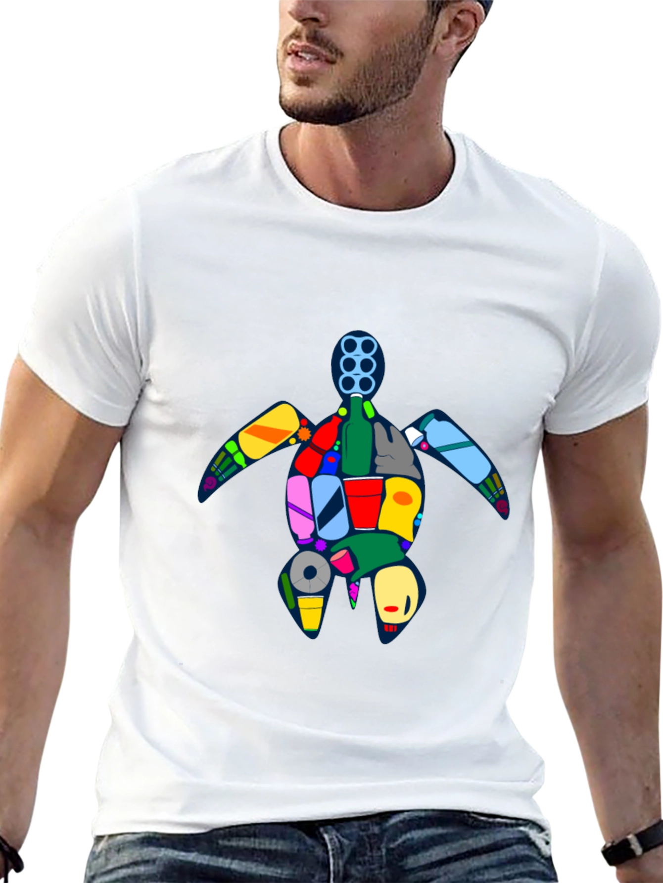Turtle Trash Graphic Tee