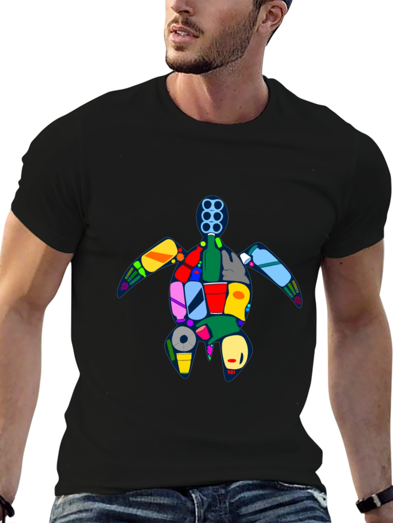 Turtle Trash Graphic Tee