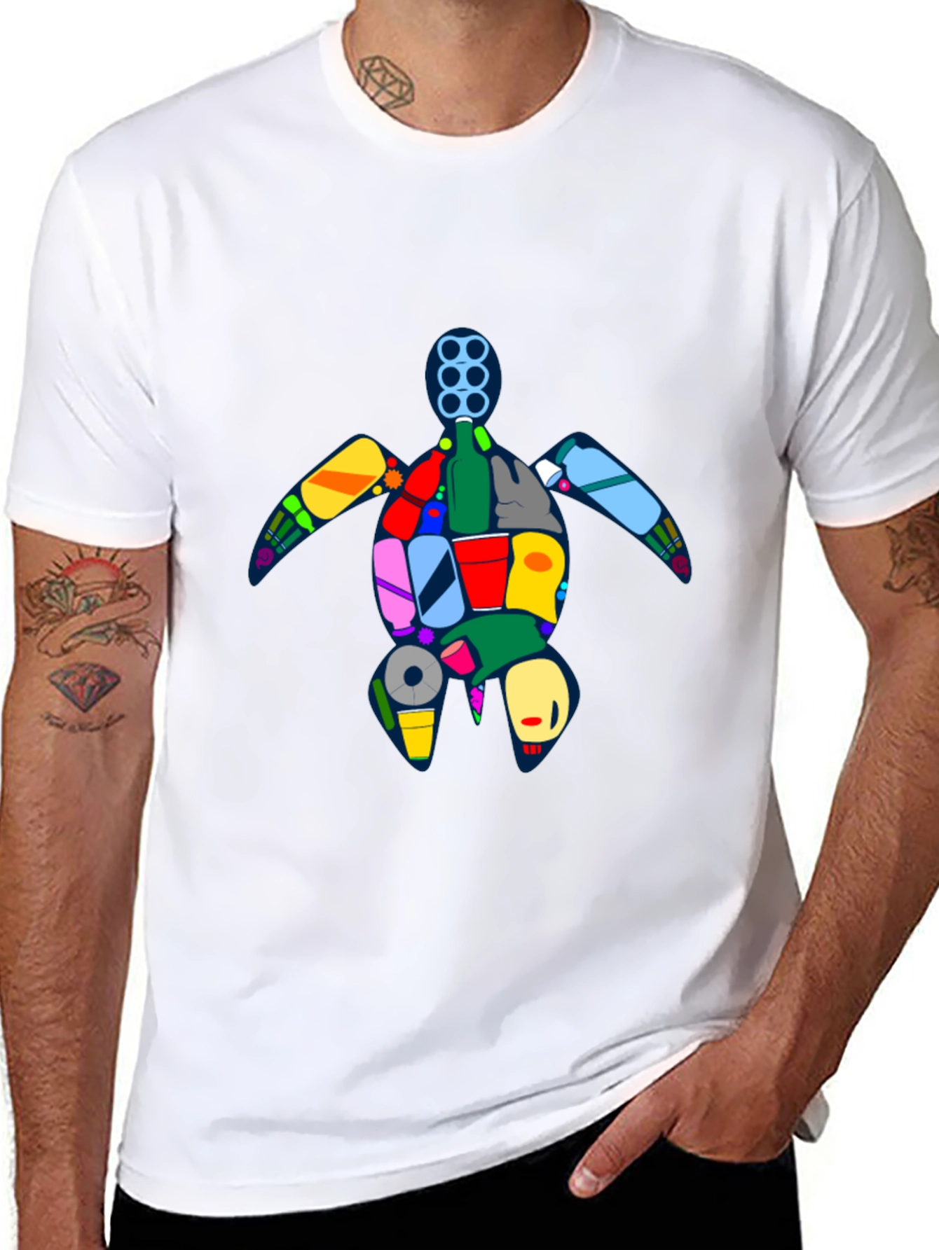 Turtle Trash Graphic Tee