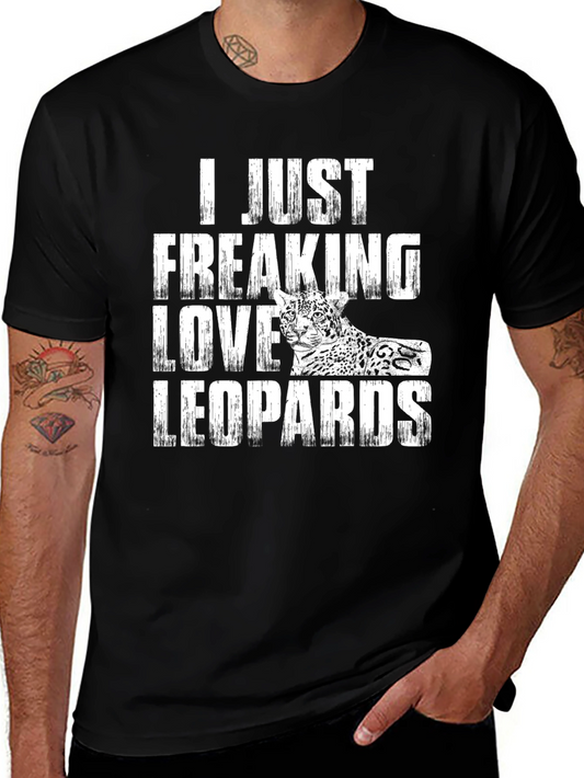 I Love Leopards Graphic T-Shirt