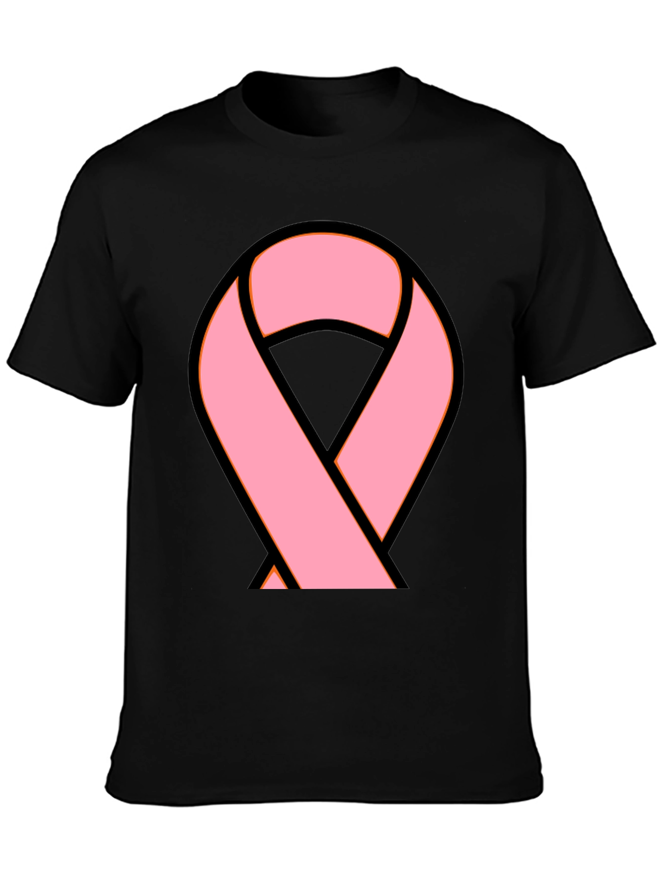 Awareness Ribbon Graphic Tee - Unisex Black T-Shirt