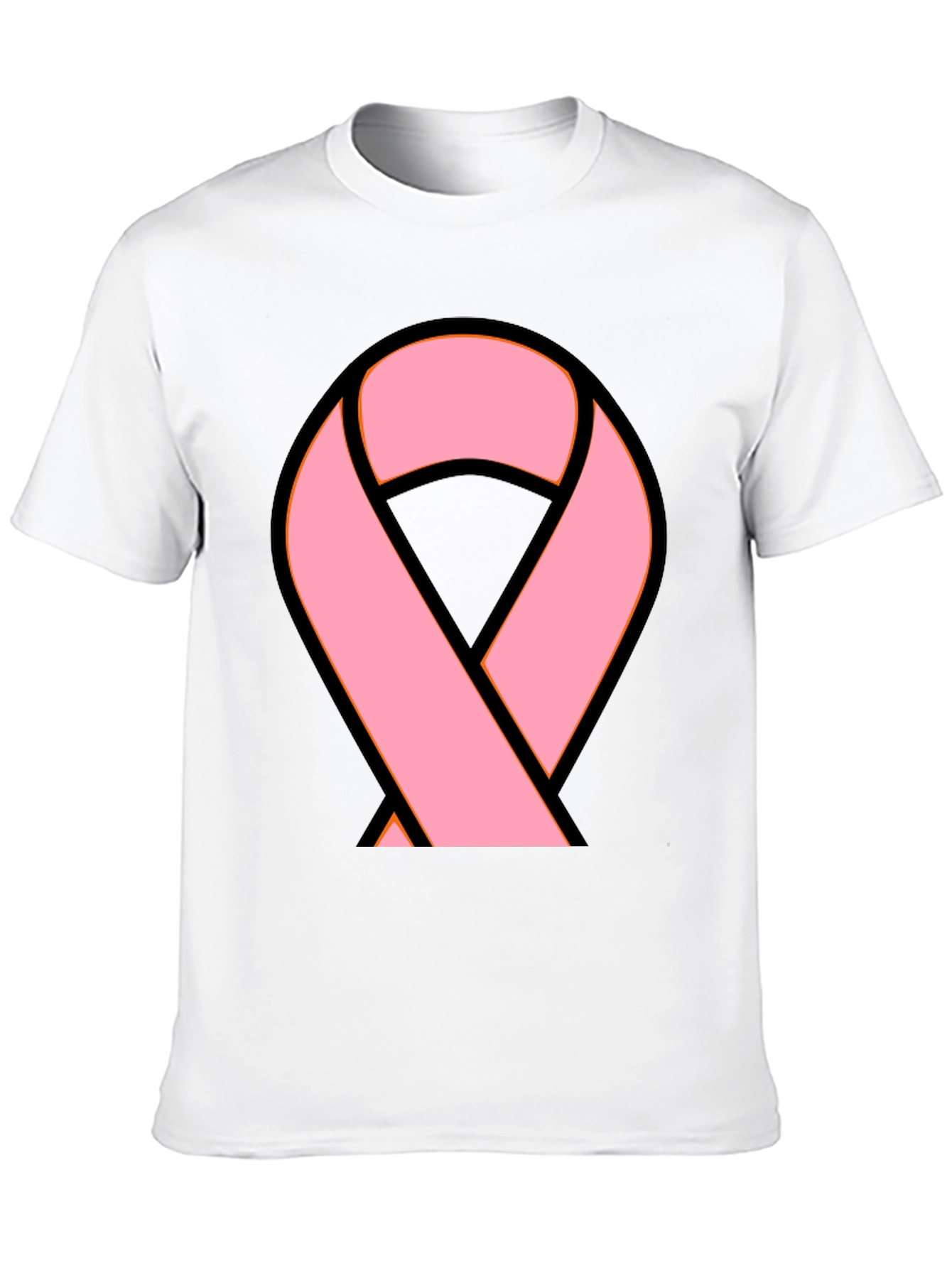 Awareness Ribbon Graphic Tee - Unisex Black T-Shirt