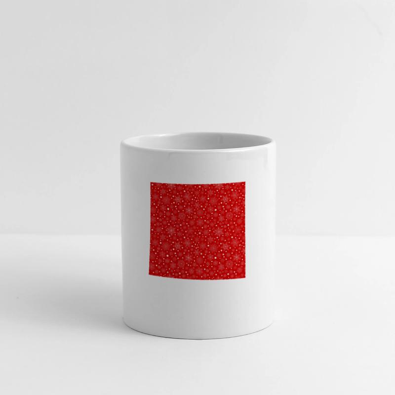 Red Snowflakes Pattern