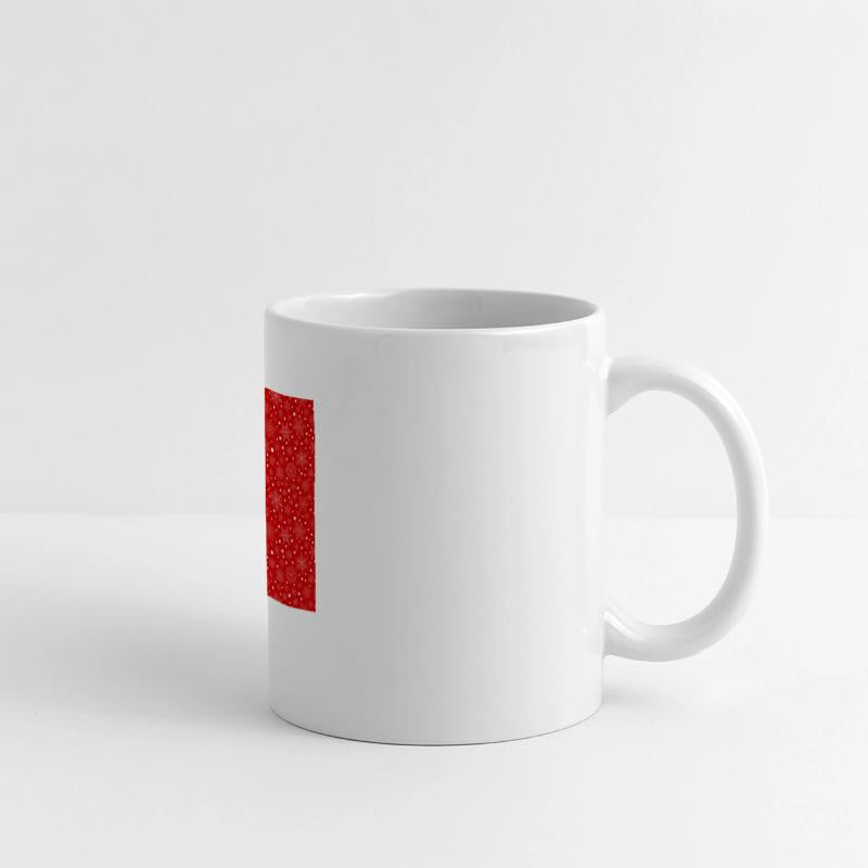 Red Snowflakes Pattern