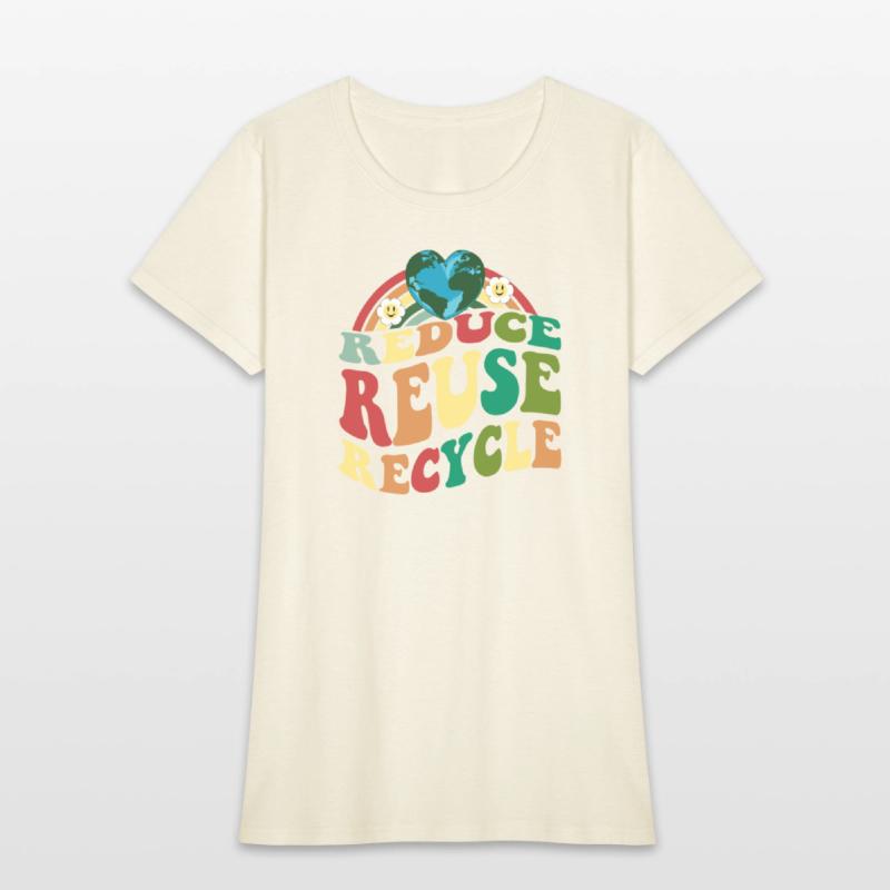 Reduce Reuse Recycle for Earth - World Earth Day
