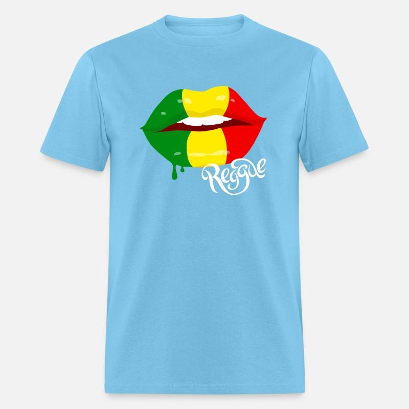 Reggae For Rastafarian Flag Lips Reggae
