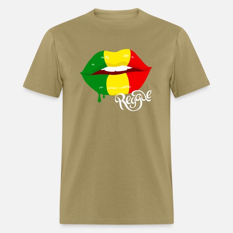 Reggae For Rastafarian Flag Lips Reggae